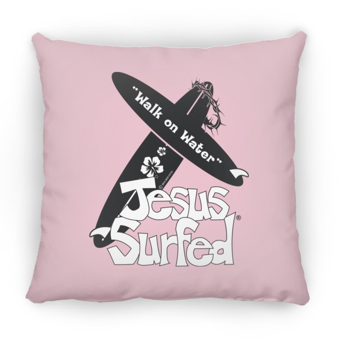 WoW Boards - Large Square Pillow - Jesus Surfed Apparel Co. 