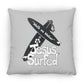 WoW Boards - Large Square Pillow - Jesus Surfed Apparel Co. 
