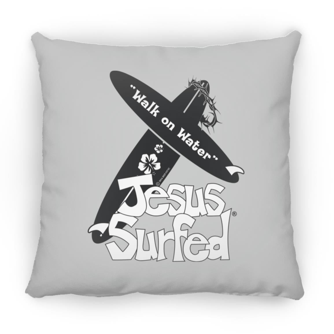 WoW Boards - Large Square Pillow - Jesus Surfed Apparel Co. 