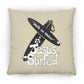 WoW Boards - Large Square Pillow - Jesus Surfed Apparel Co. 