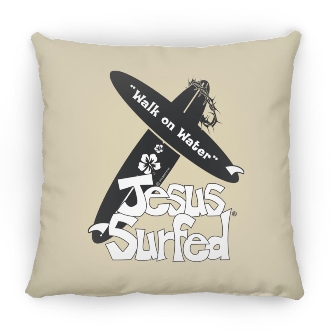 WoW Boards - Large Square Pillow - Jesus Surfed Apparel Co. 
