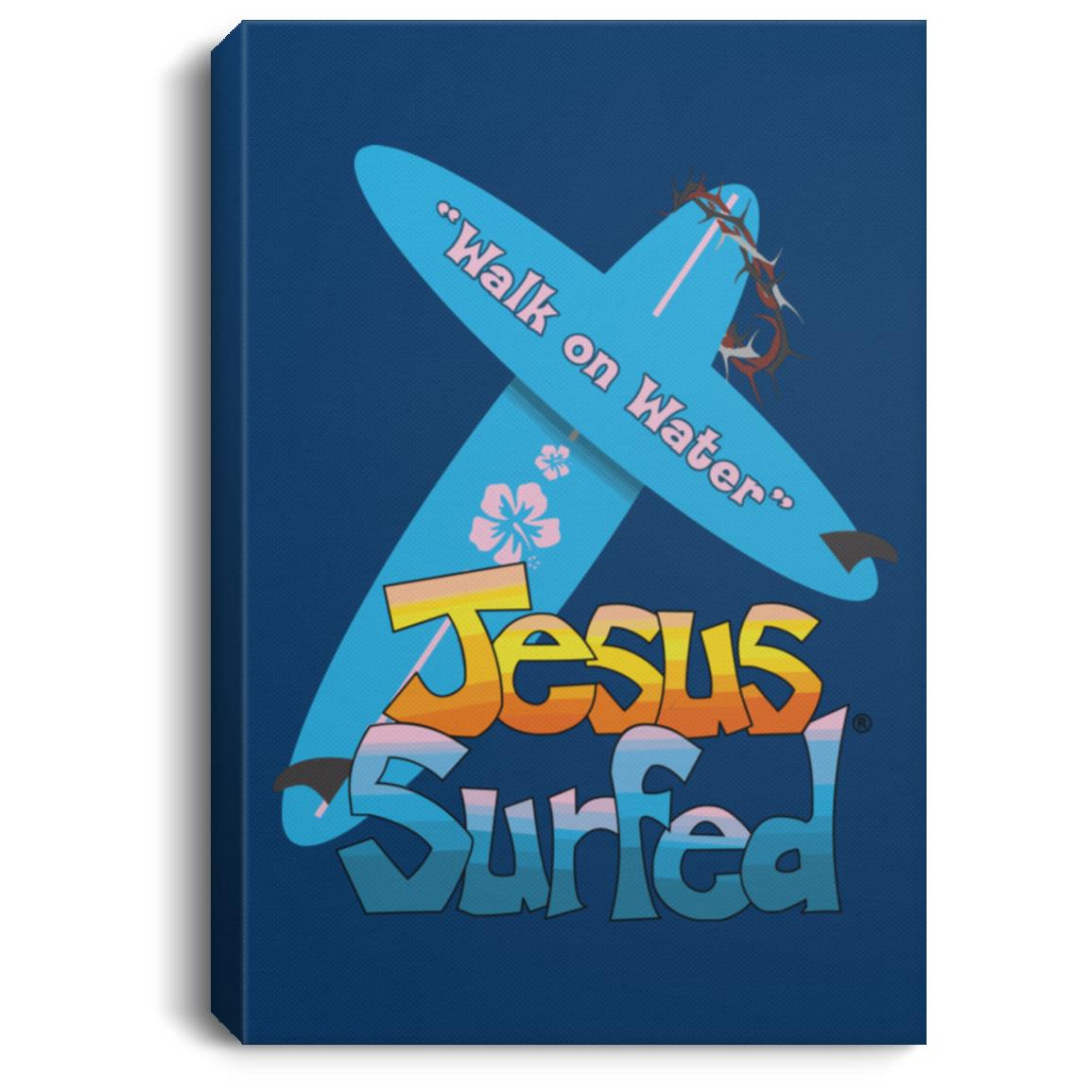 WoW Boards - Portrait Canvas .75in Frame - Jesus Surfed Apparel Co. 