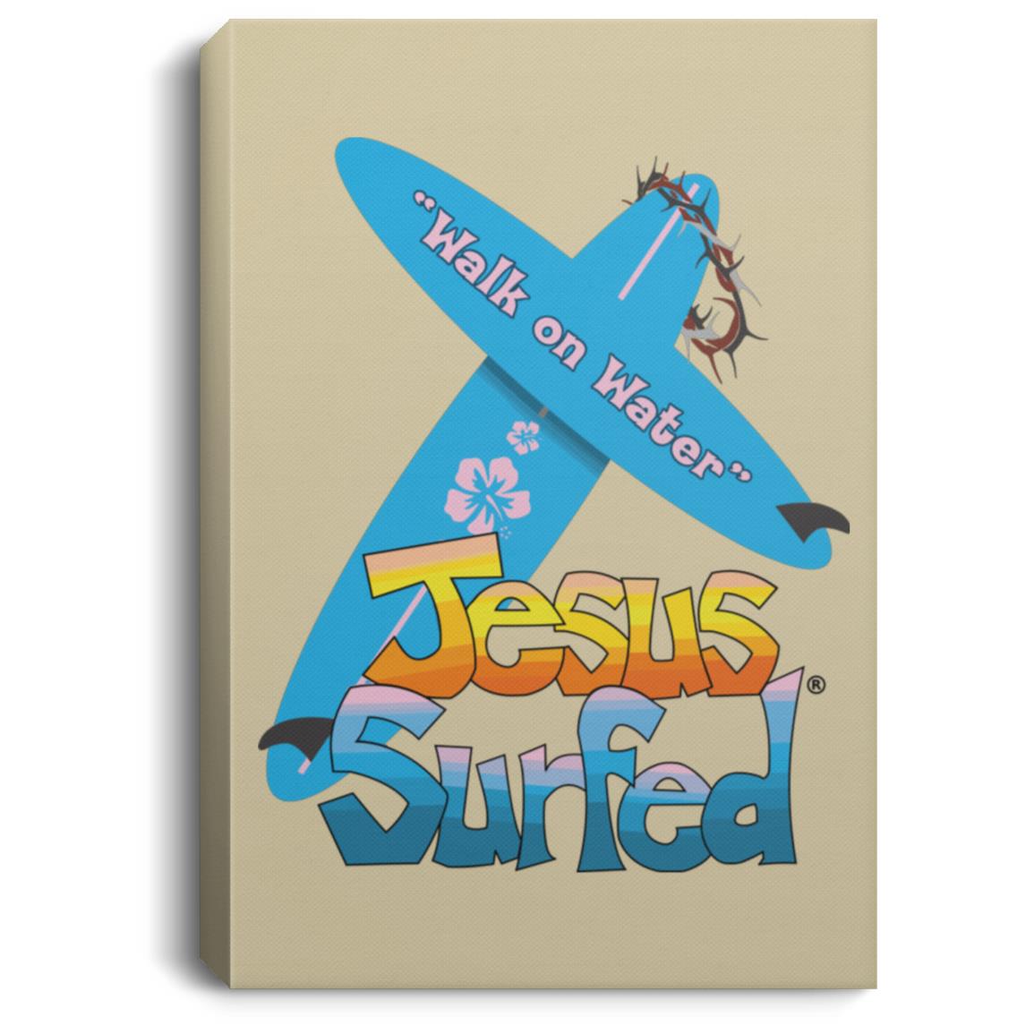 WoW Boards - Portrait Canvas .75in Frame - Jesus Surfed Apparel Co. 