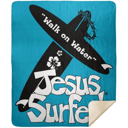 WoW Boards - Premium Mink Sherpa Blanket 50x60 - Jesus Surfed Apparel Co. 