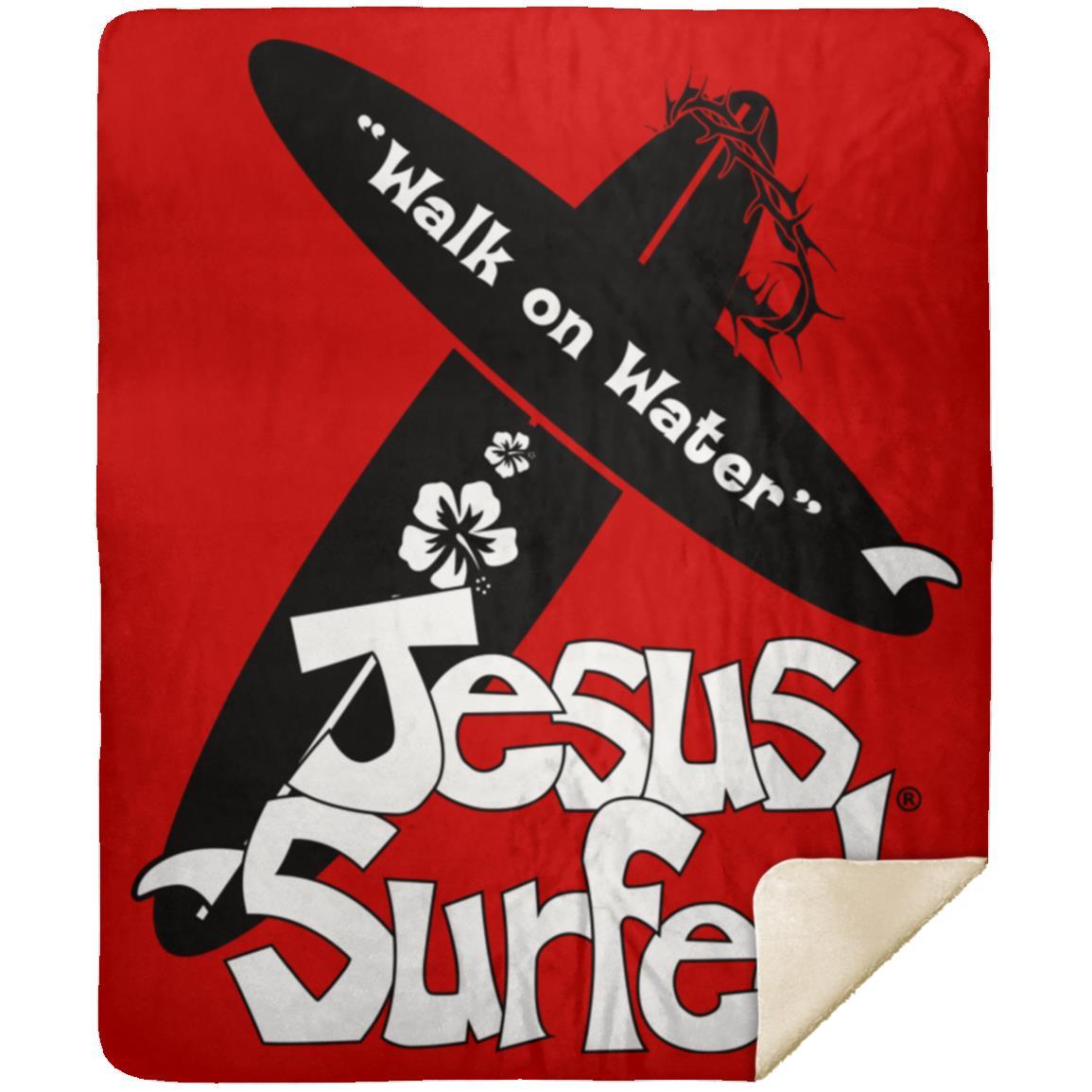 WoW Boards - Premium Mink Sherpa Blanket 50x60 - Jesus Surfed Apparel Co. 