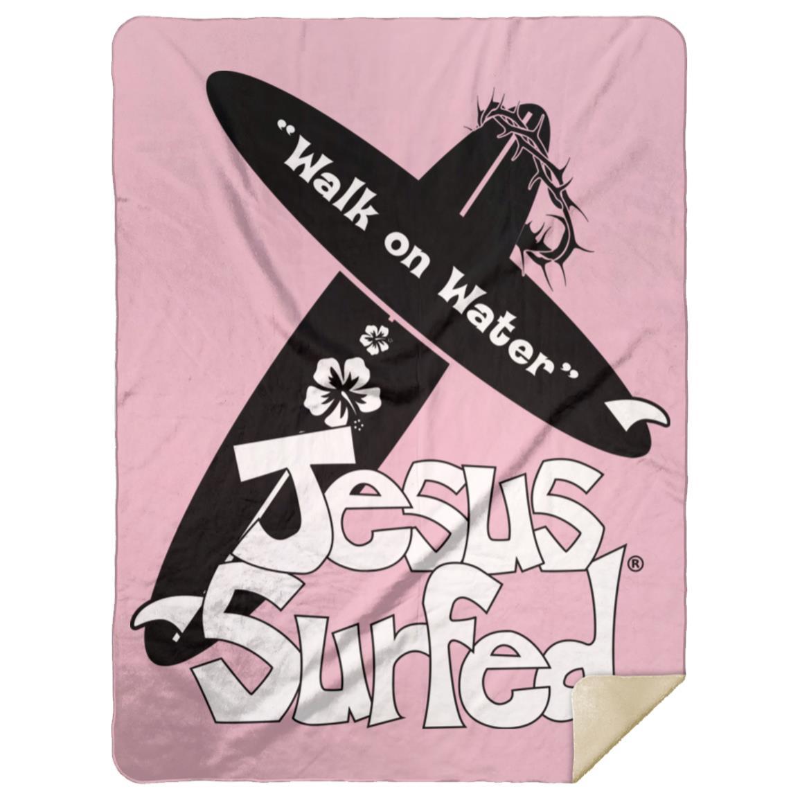 WoW Boards - Premium Mink Sherpa Blanket 60x80 - Jesus Surfed Apparel Co. 