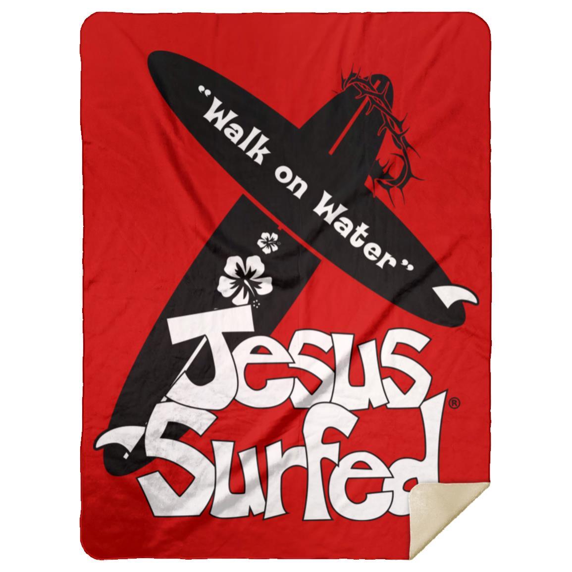 WoW Boards - Premium Mink Sherpa Blanket 60x80 - Jesus Surfed Apparel Co. 