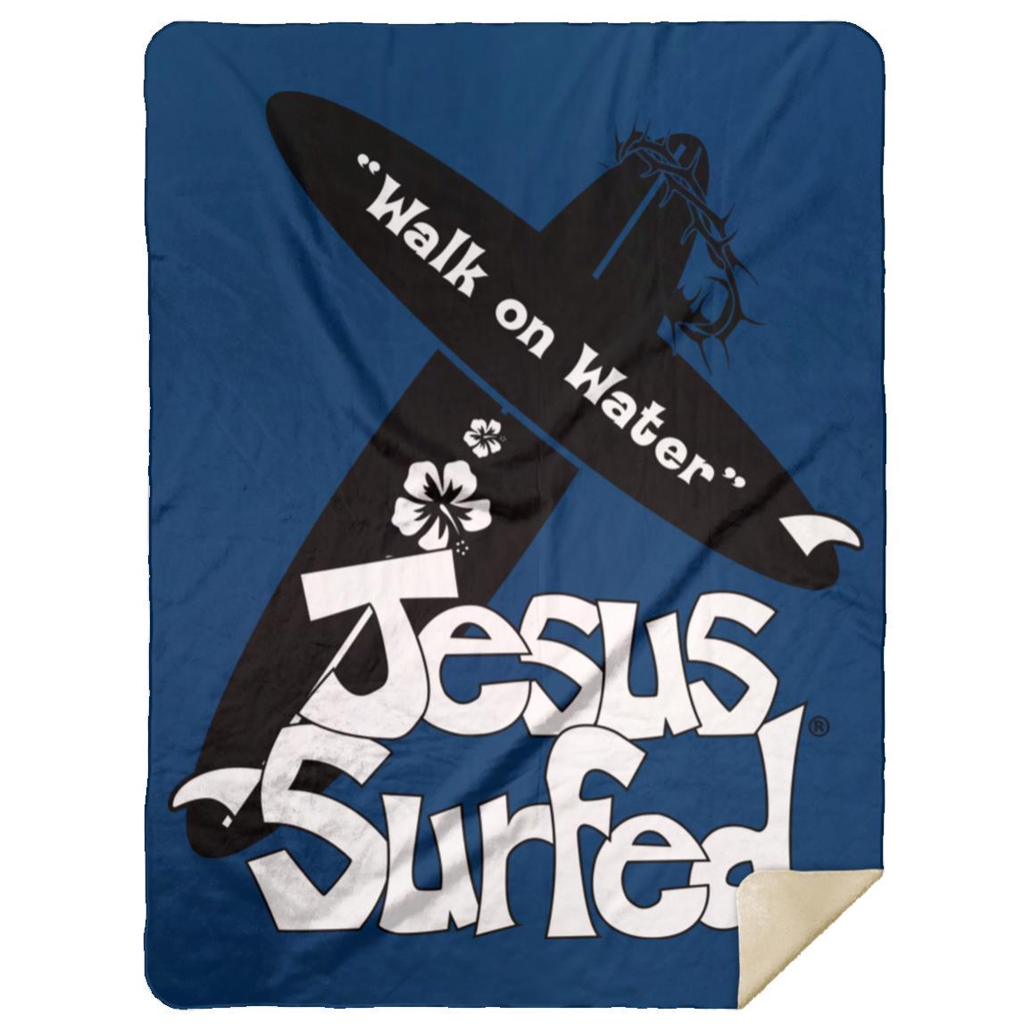 WoW Boards - Premium Mink Sherpa Blanket 60x80 - Jesus Surfed Apparel Co. 