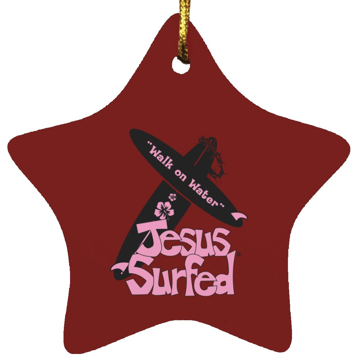 WoW Boards Star Ornament - Jesus Surfed Apparel Co. 