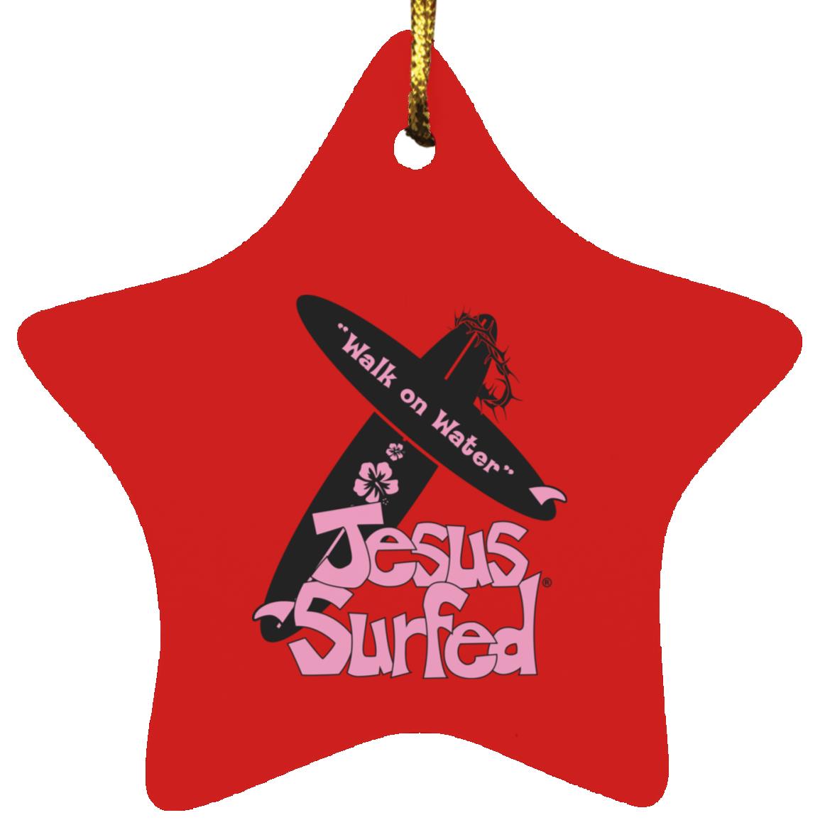 WoW Boards Star Ornament - Jesus Surfed Apparel Co. 