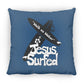 Wow Boards - Large Square Pillow - Jesus Surfed Apparel Co. 